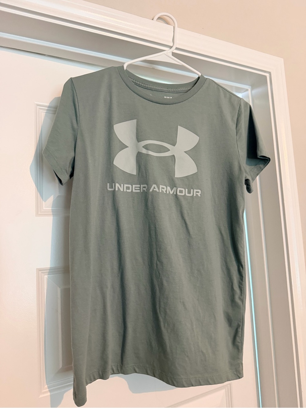 Under Armour Sage Green Short Sleeve Logo Tee